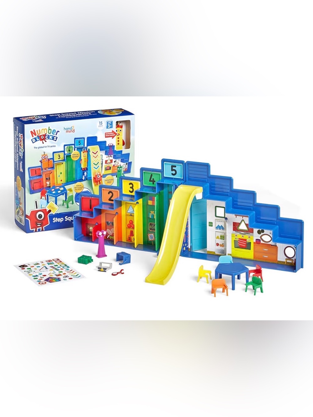 hand2mind Step Squad Mission Headquarters Playset - TV Show Action Figure Playse